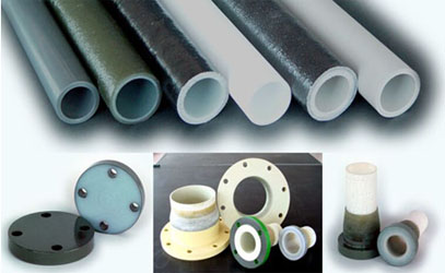 Themoplastic pipes with FRP lining